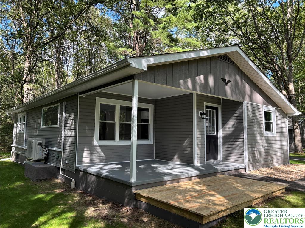 250 Bird Lane Kunkletown, PA 18058 - Photo 37 of 40 a backyard of a house with seating space