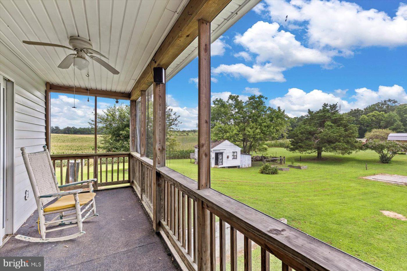 17437 Frog Level Road Ruther Glen, VA 22546 - Photo 15 of 41 Deck with Scenic Views