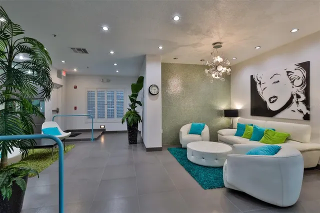 a view of a bathroom with a walk in closet