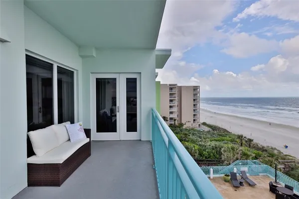 a view of a multi story tree