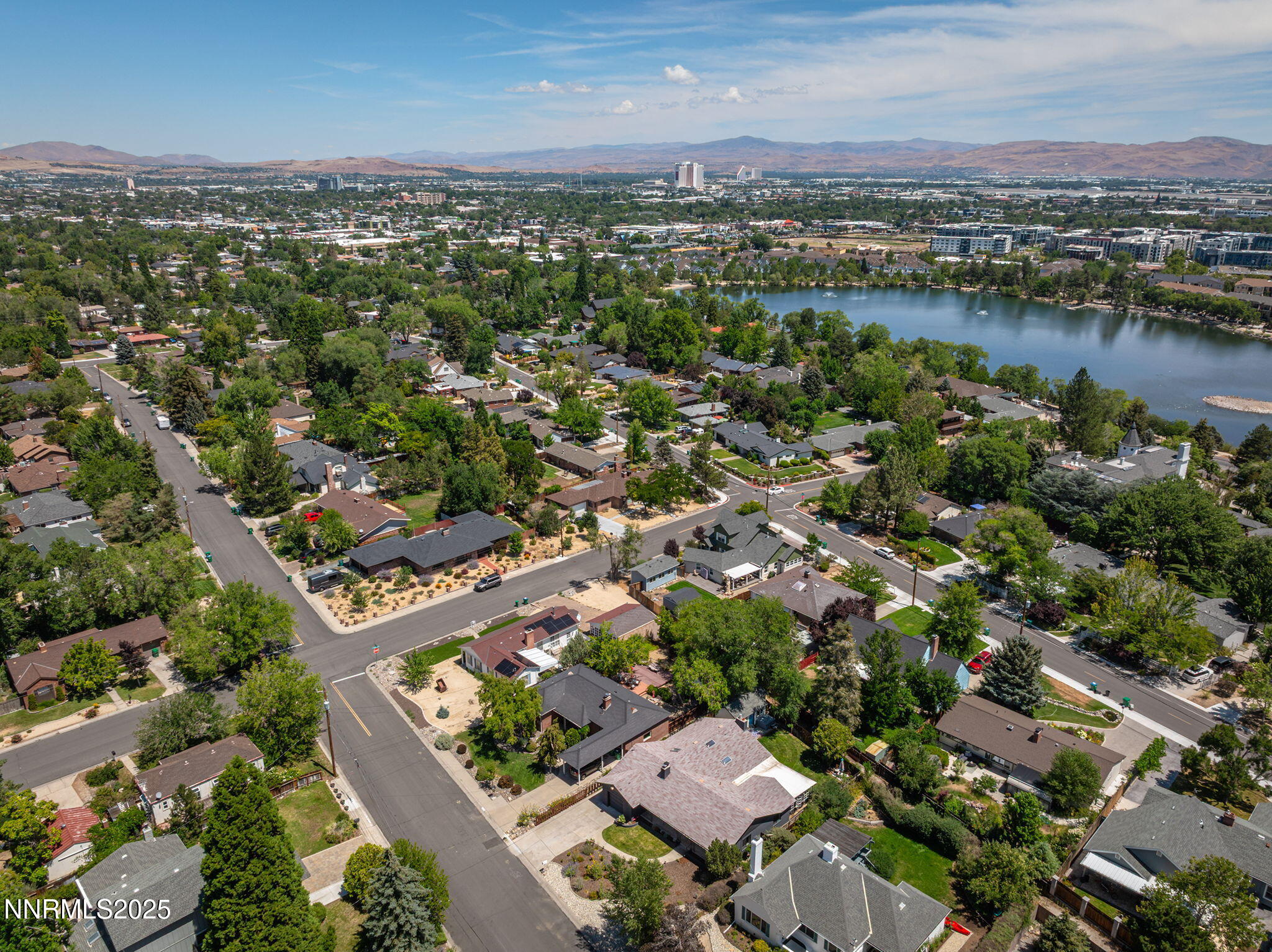 2330 Sunrise Drive Reno, NV 89509 - Photo 14 of 48 an aerial view of a city with lots of residential buildings