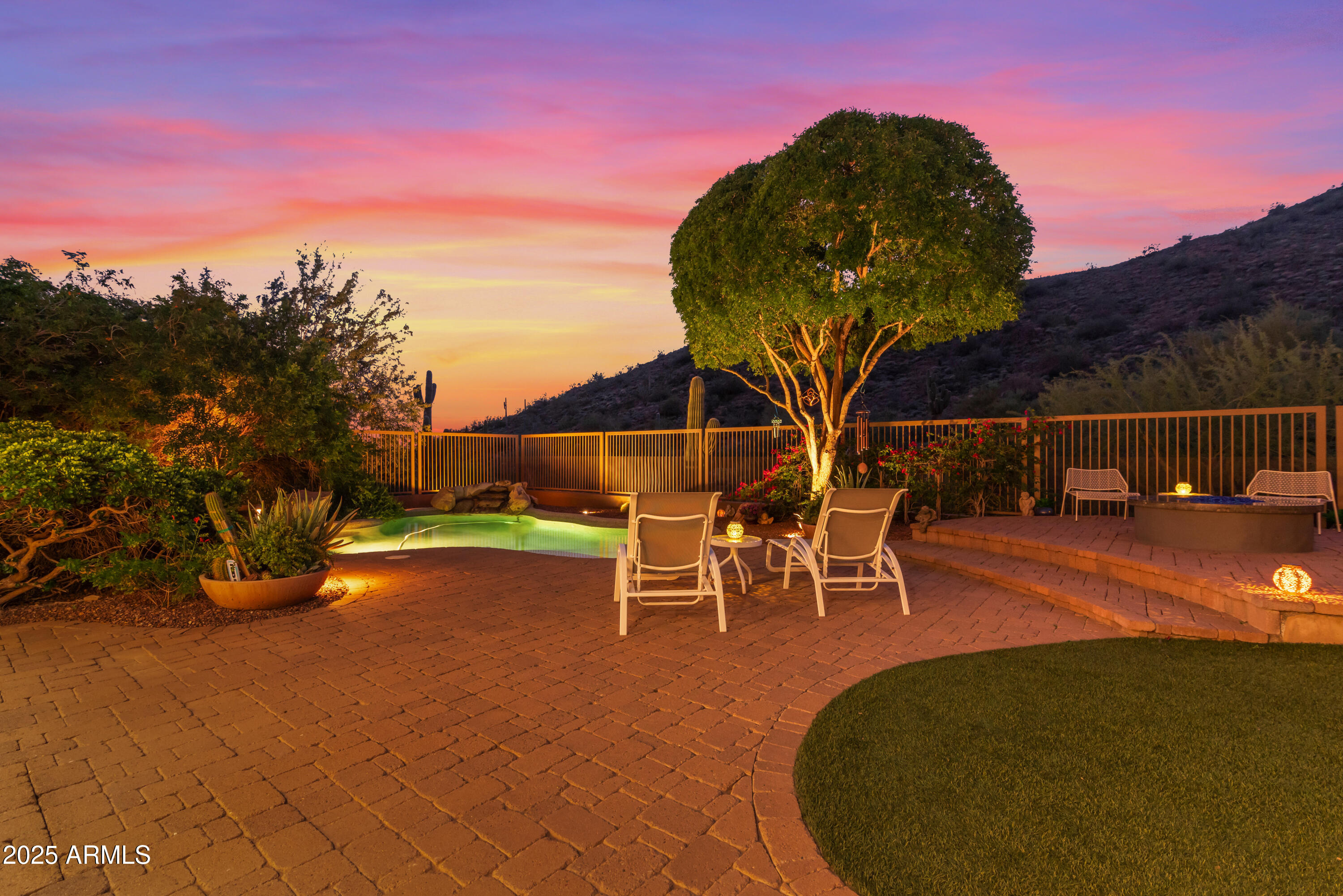 14437 East Wethersfield Road Scottsdale, AZ 85259 - Photo 30 of 35 Backyard Backing Preserve Mountain Views