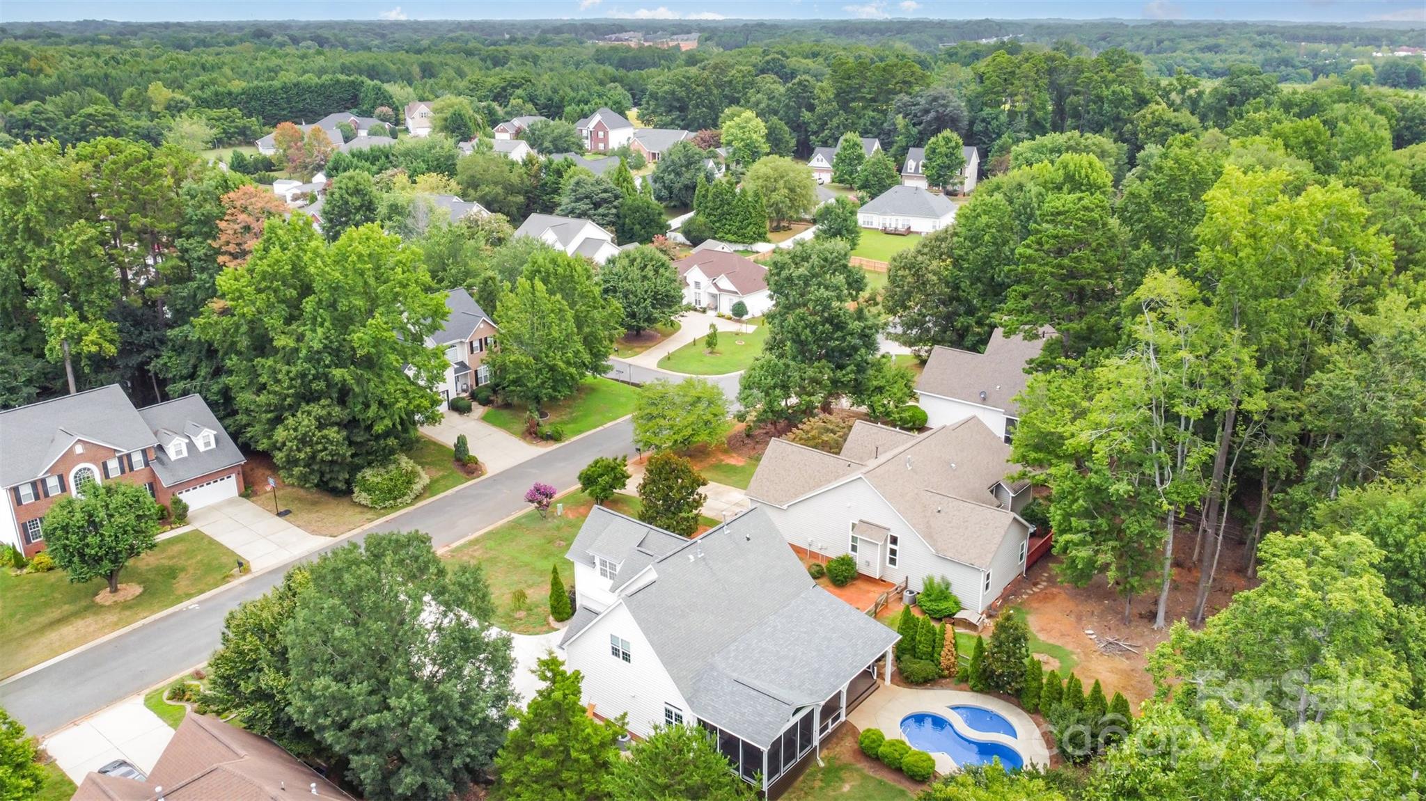 2746 Cameron Commons Way Matthews, NC 28104 - Photo 32 of 38 an aerial view of multiple house