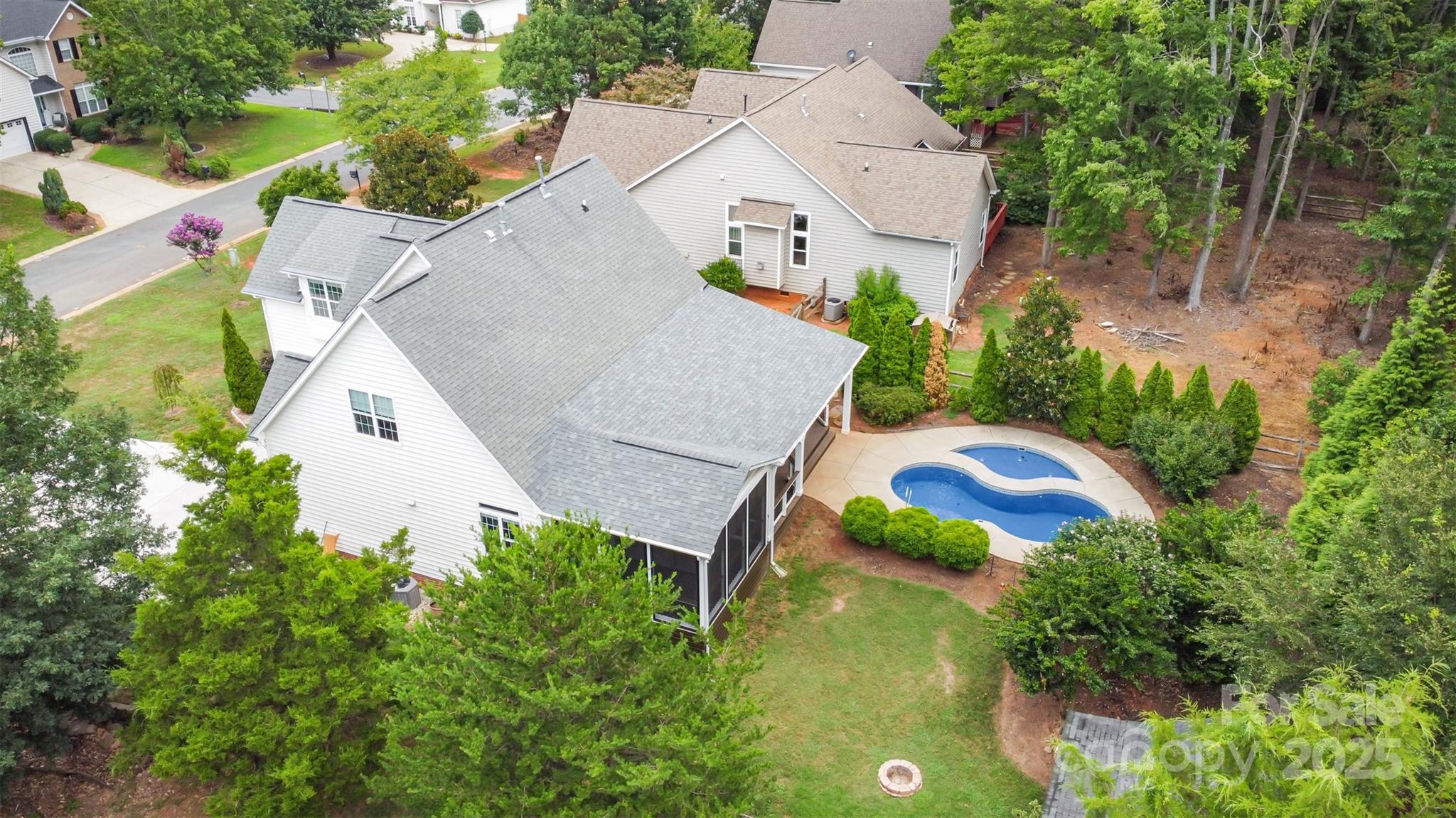 2746 Cameron Commons Way Matthews, NC 28104 - Photo 4 of 38 an aerial view of a house with yard