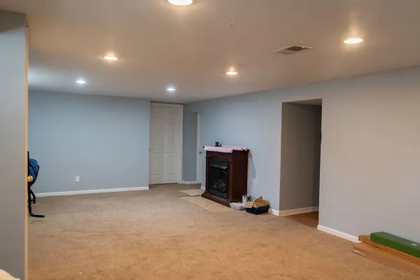 a view of an empty room