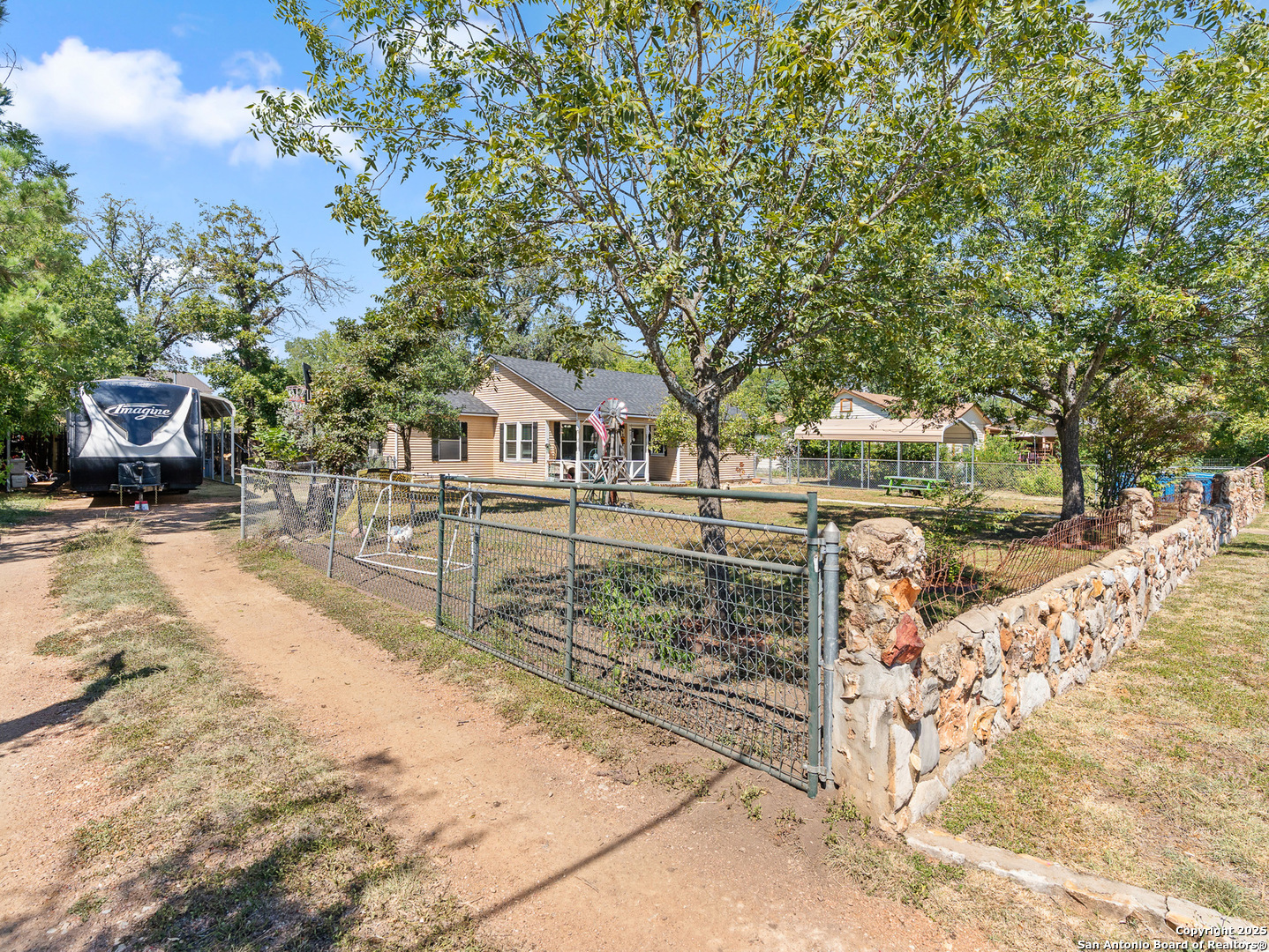 608 Ross Street Kerrville, TX 78028 - Photo 20 of 24 a view of outdoor space with seating
