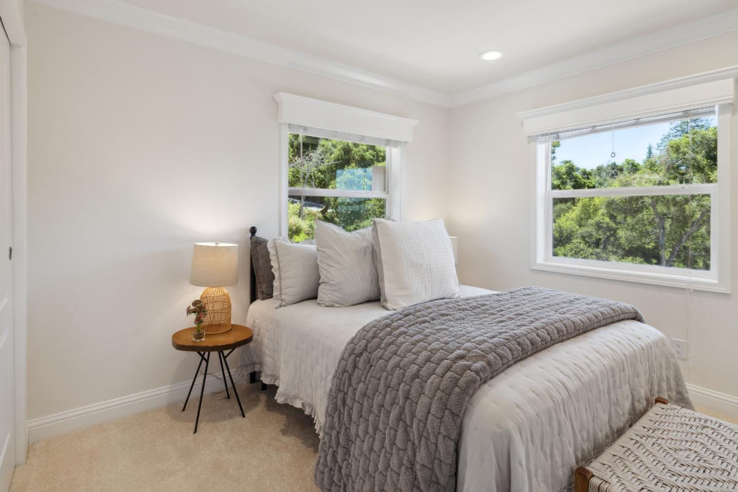 24475 Mountain Charlie Road Los Gatos, CA 95033 - Photo 16 of 69 a bedroom with a bed and a window