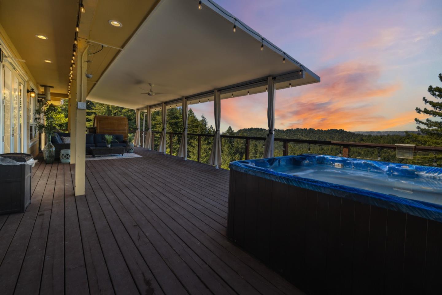 24475 Mountain Charlie Road Los Gatos, CA 95033 - Photo 56 of 69 a view of outdoor space with wooden floor and yard