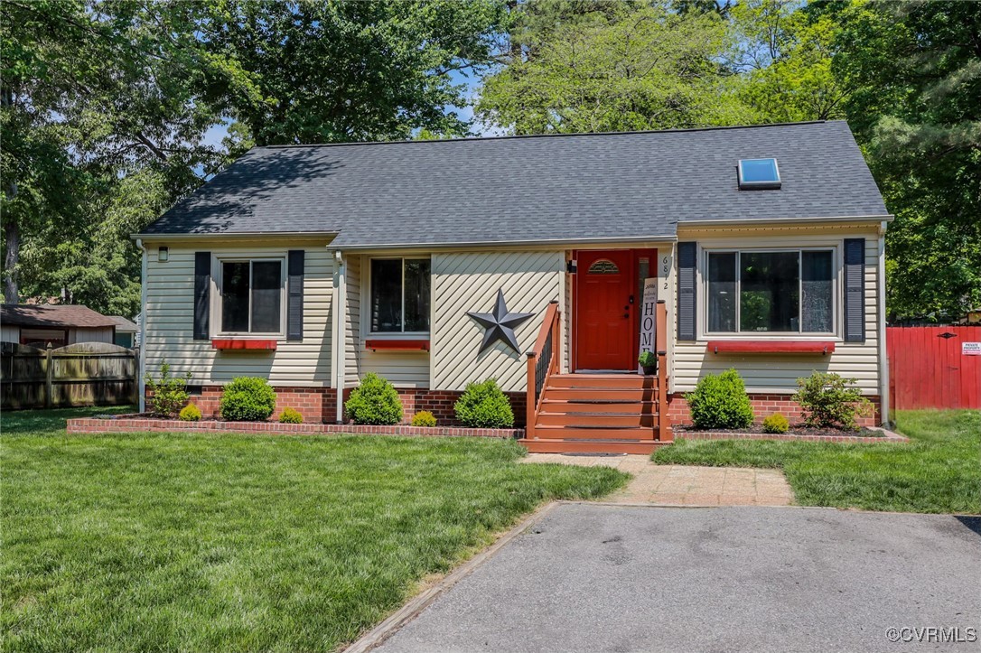 6812 Fairpines Road Chesterfield, VA 23832 - Photo 1 of 43 a front view of house with yard and green space