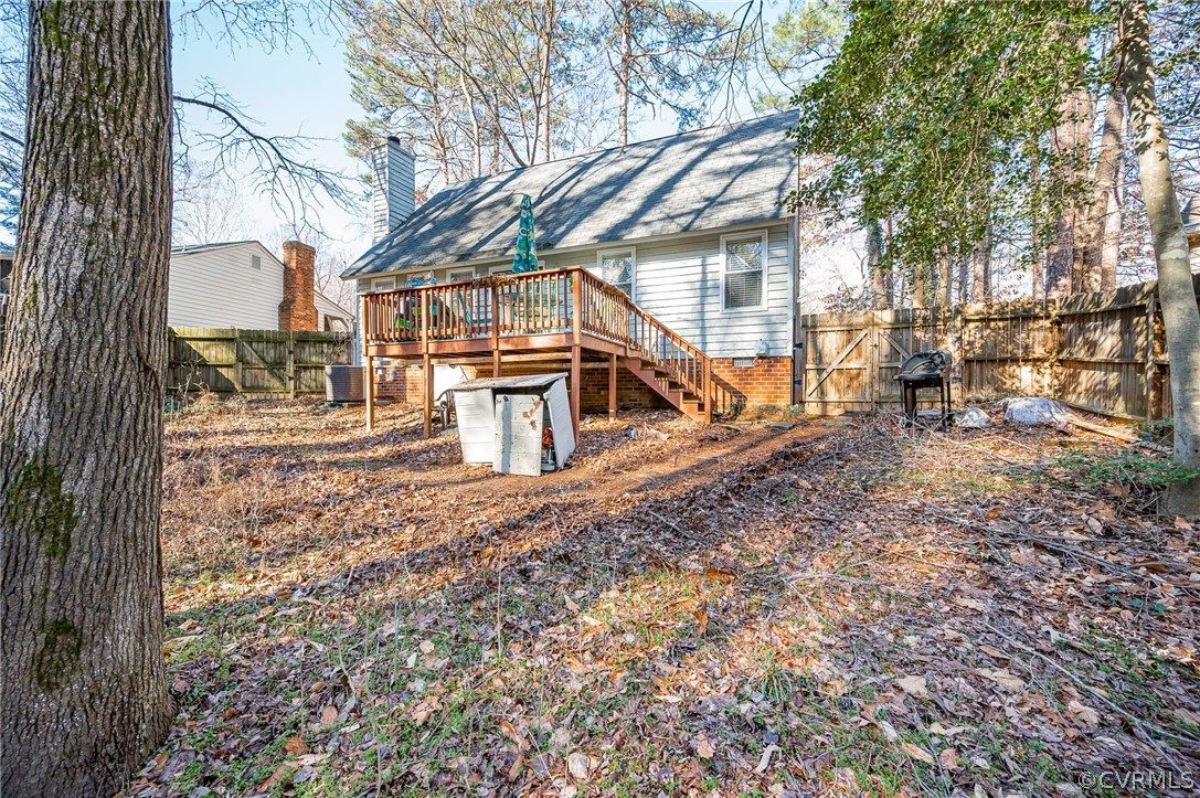 2607 Beaver Falls Road Midlothian, VA 23112 - Photo 25 of 26 Exterior view back of home