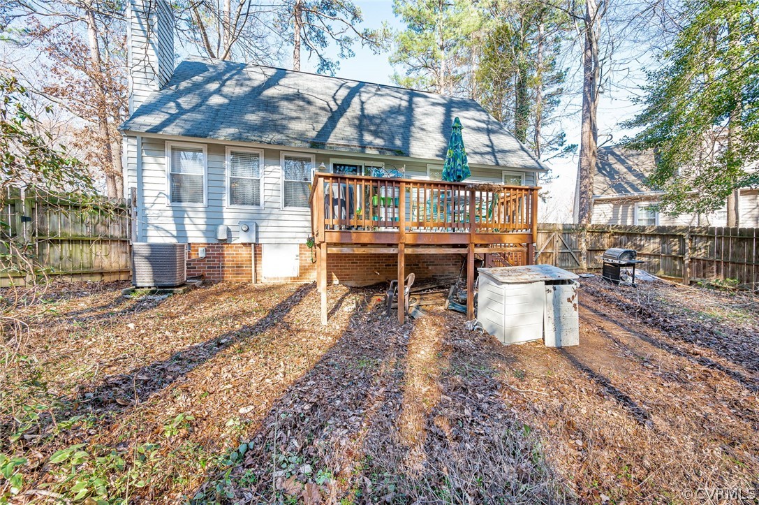 2607 Beaver Falls Road Midlothian, VA 23112 - Photo 26 of 26 Exterior view back of home