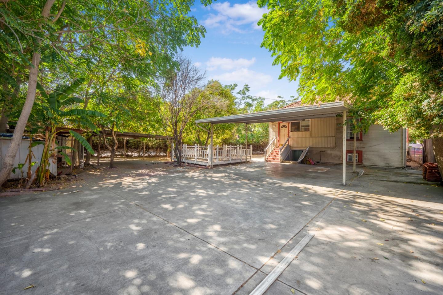 674 South 5th Street San Jose, CA 95112 - Photo 24 of 32 a view of backyard with outdoor seating and green space