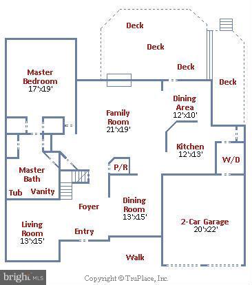 162 Colony Crossing Edgewater, MD 21037 - Photo 29 of 30 Interior Floor Plan Main level