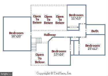 162 Colony Crossing Edgewater, MD 21037 - Photo 30 of 30 Interior Floor Plan - Upper Level