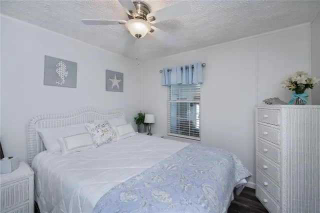 a view of a house with a large window