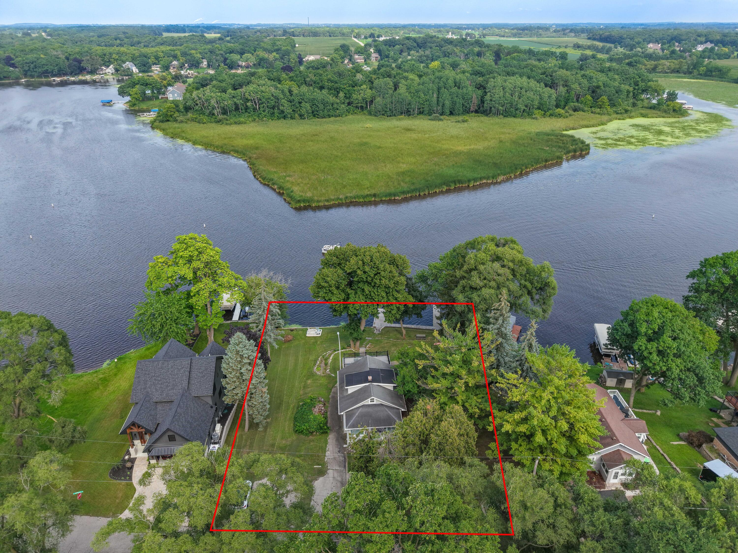 5725 East Peninsula Road Waterford, WI 53185 - Photo 3 of 41 Drone View