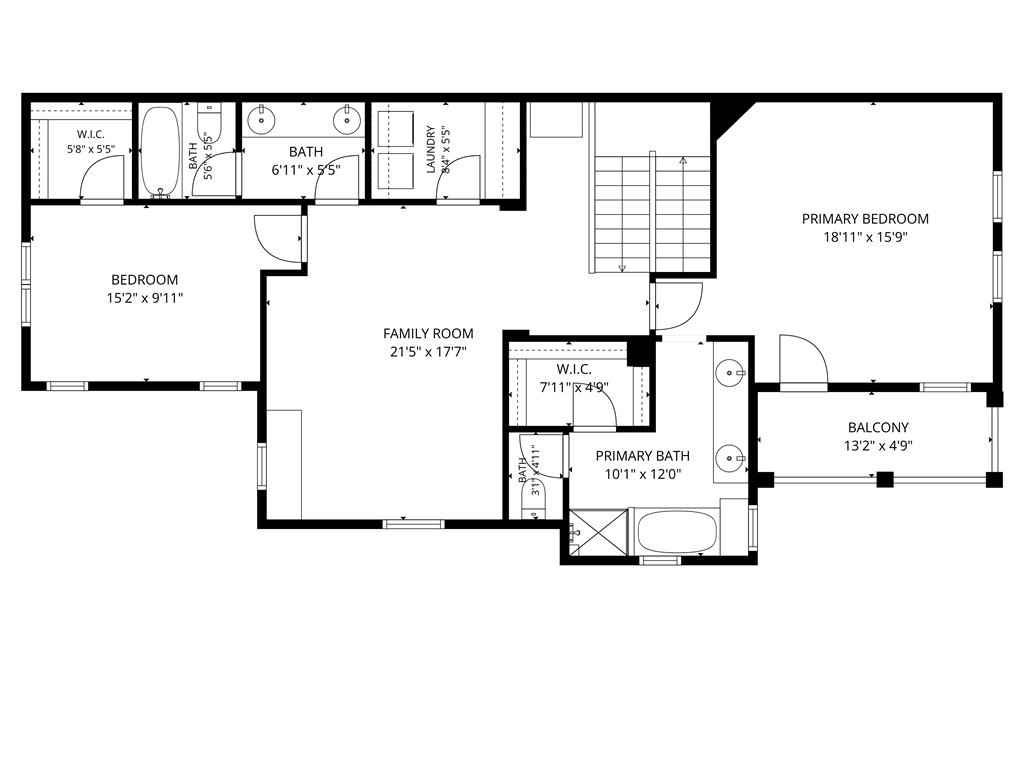 9369 Riberena Circle Atascadero, CA 93422 - Photo 47 of 48 Floorplan of the upper level. Layout and measurements are approximate.