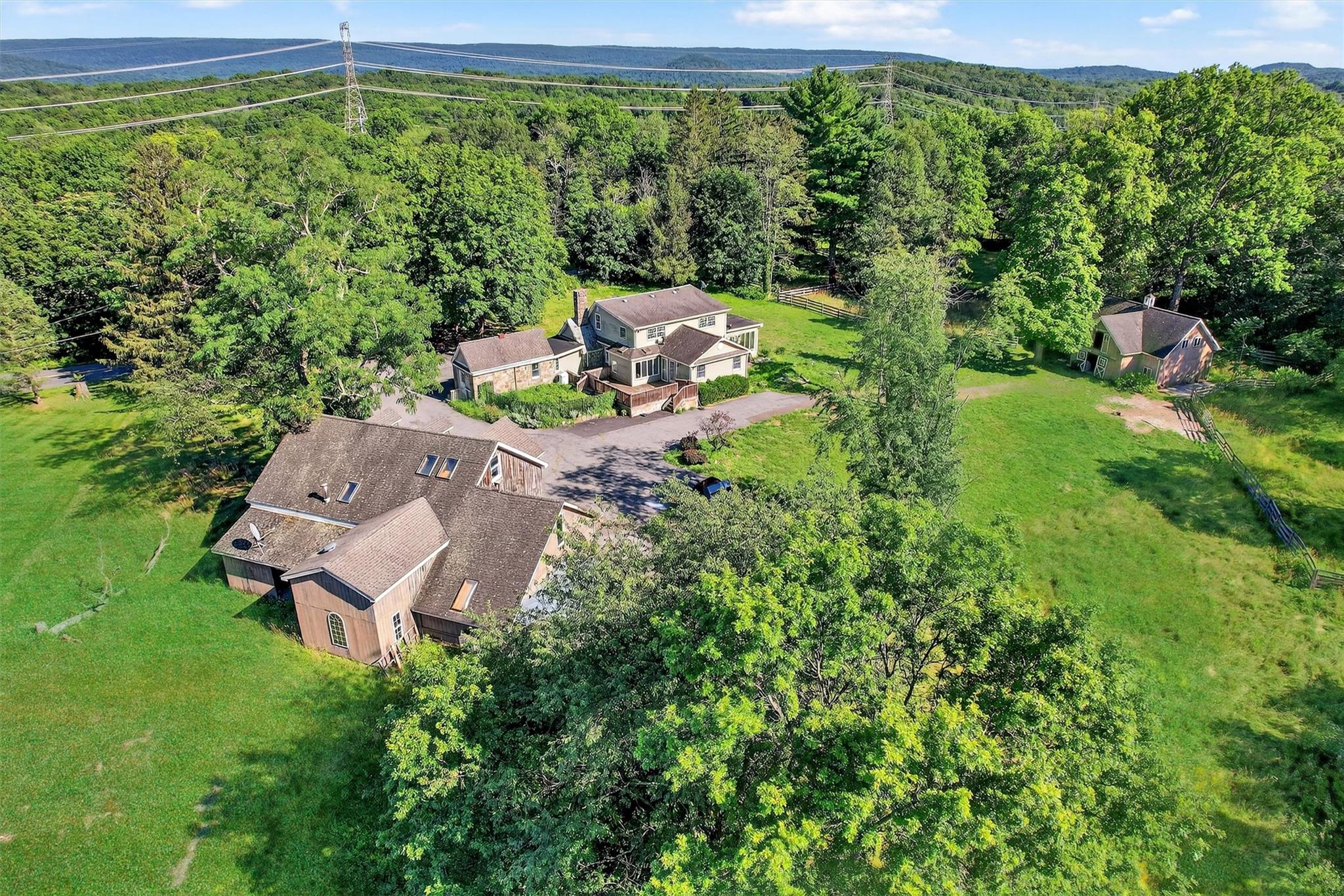 151 Tuthill Road Blooming Grove, NY 10914 - Photo 42 of 49 a aerial view of a house with a yard basket ball court and outdoor seating
