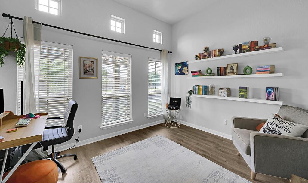 2720 Beutel Road Lorena, TX 76655 - Photo 24 of 37 Office space with light wood-type flooring and a towering ceiling