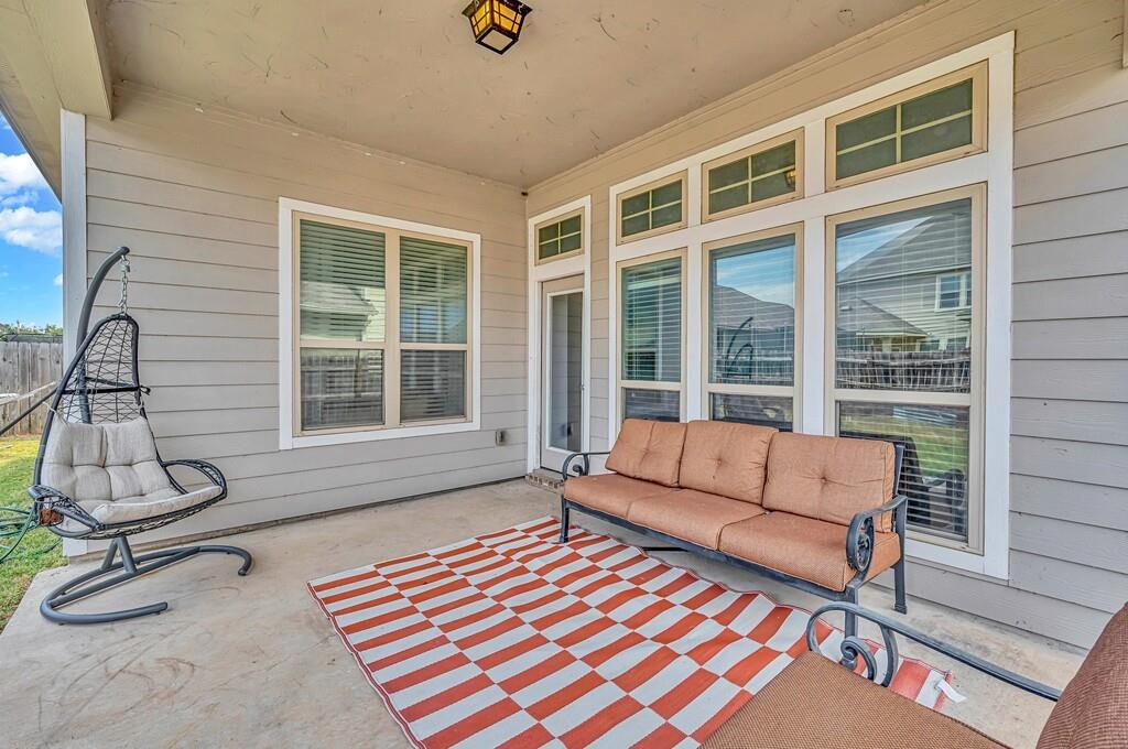 2720 Beutel Road Lorena, TX 76655 - Photo 32 of 37 View of patio / terrace featuring an outdoor living space