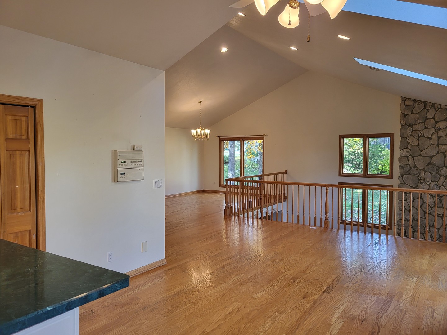 10120 East Hickory Ridge Drive Rochelle, IL 61068 - Photo 10 of 39 a view of dining room with hardwood floor and a window