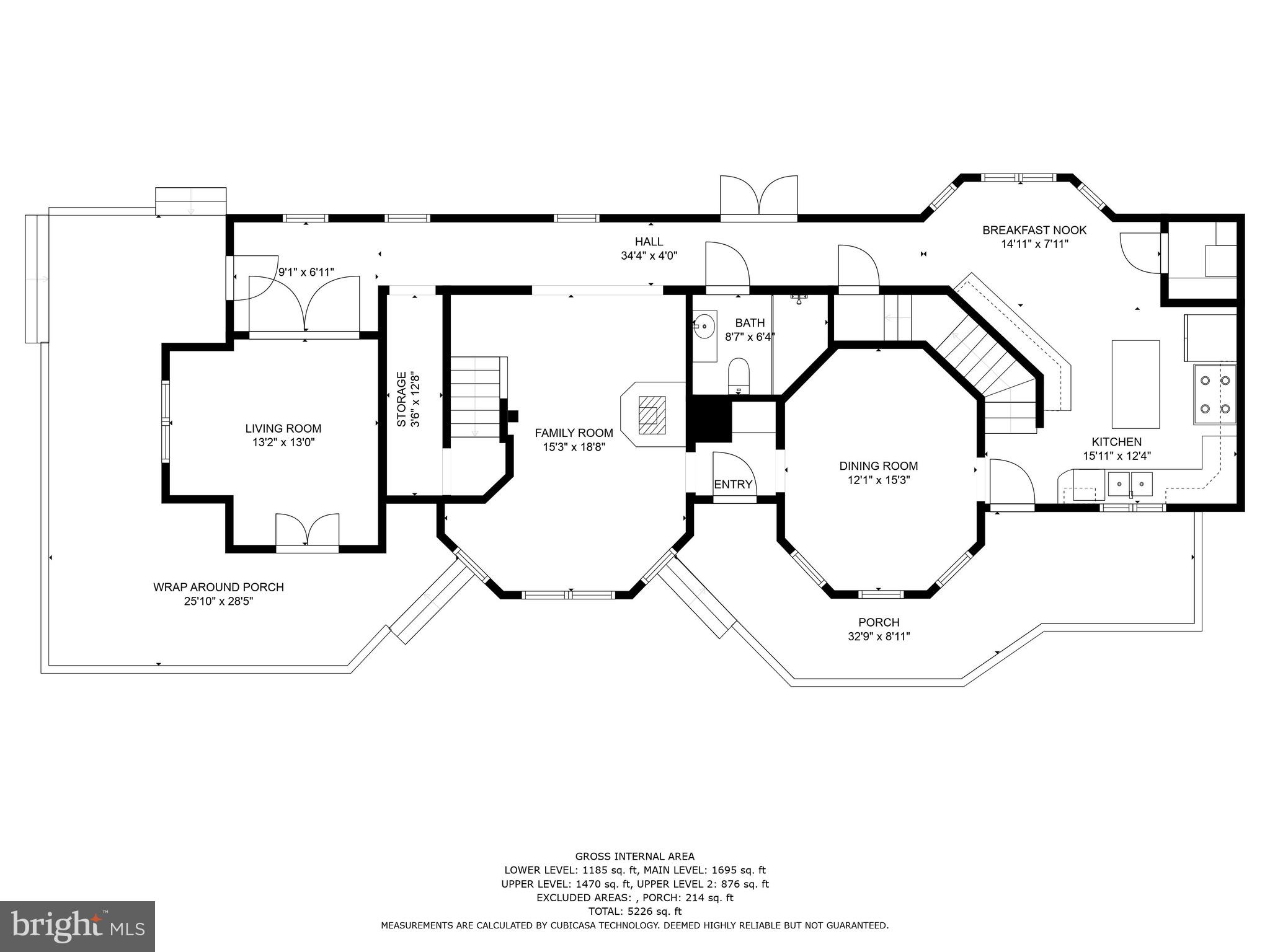 5109 South Rolling Road Halethorpe, MD 21227 - Photo 29 of 60 Main Level Dimensions