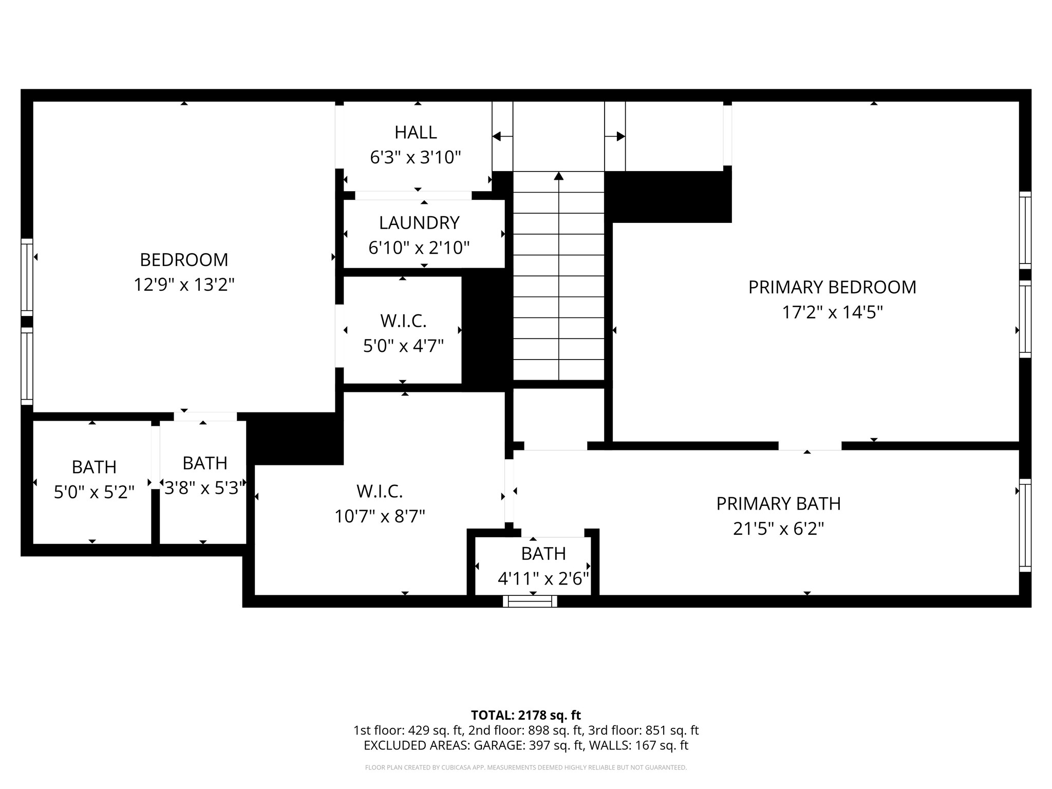 1803 Stacy Crest Houston, TX 77008 - Photo 28 of 28 Third-floor plan