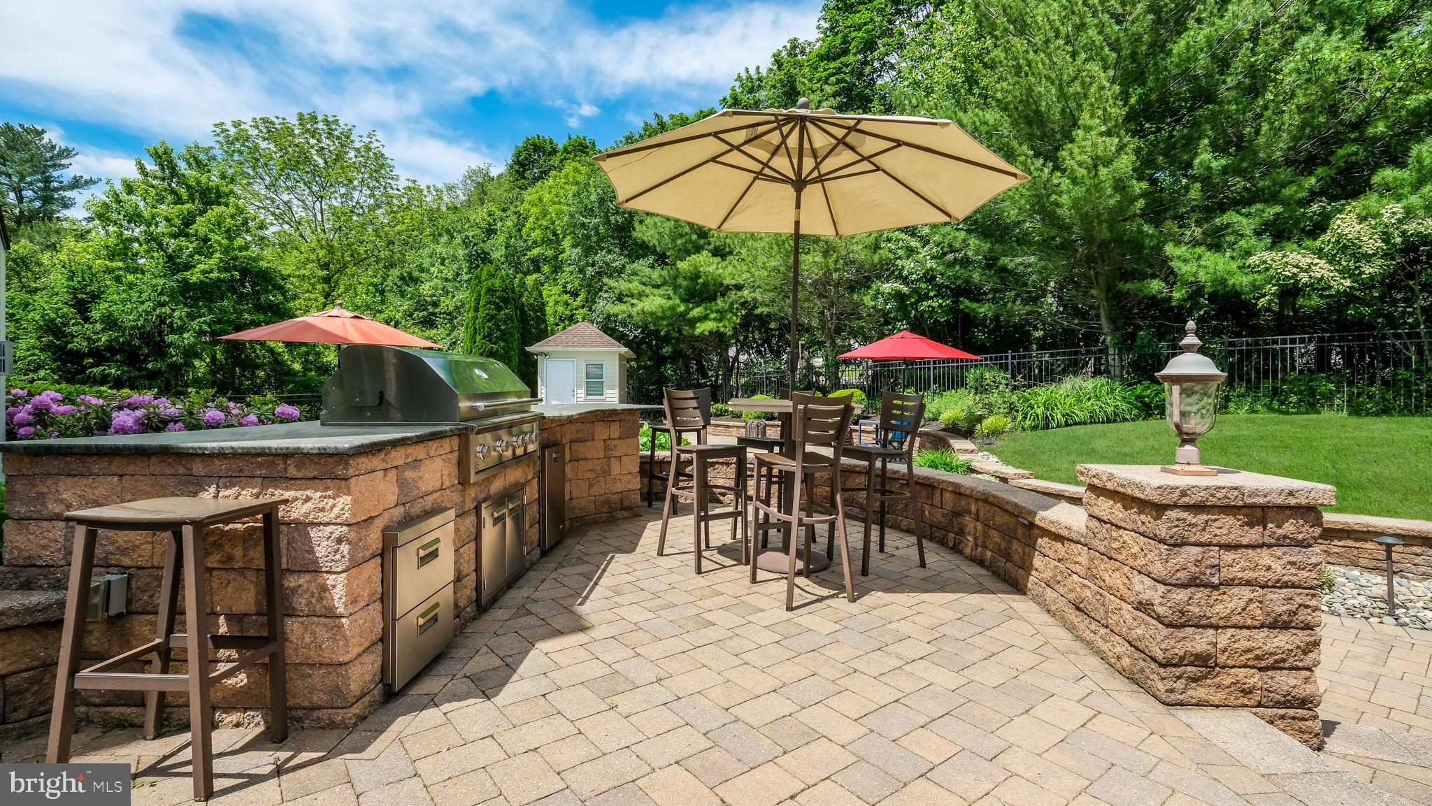 2799 Manion Way Doylestown, PA 18902 - Photo 47 of 49 CUSTOM PATIO WITH BUILT-IN GRILL