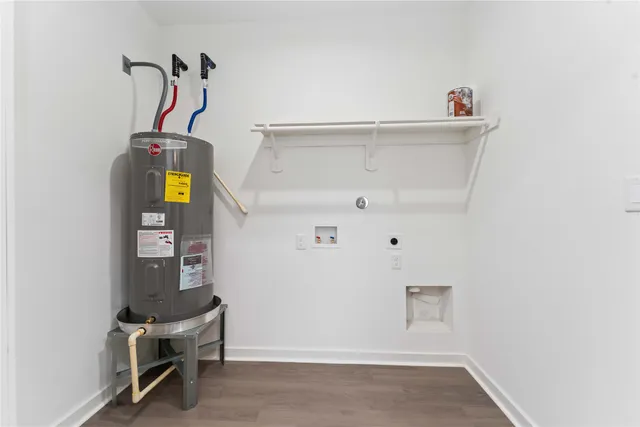 a view of storage and utility room with toys