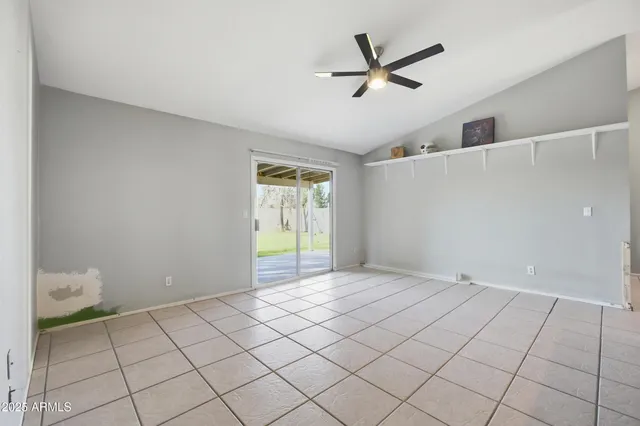 a view of an empty room