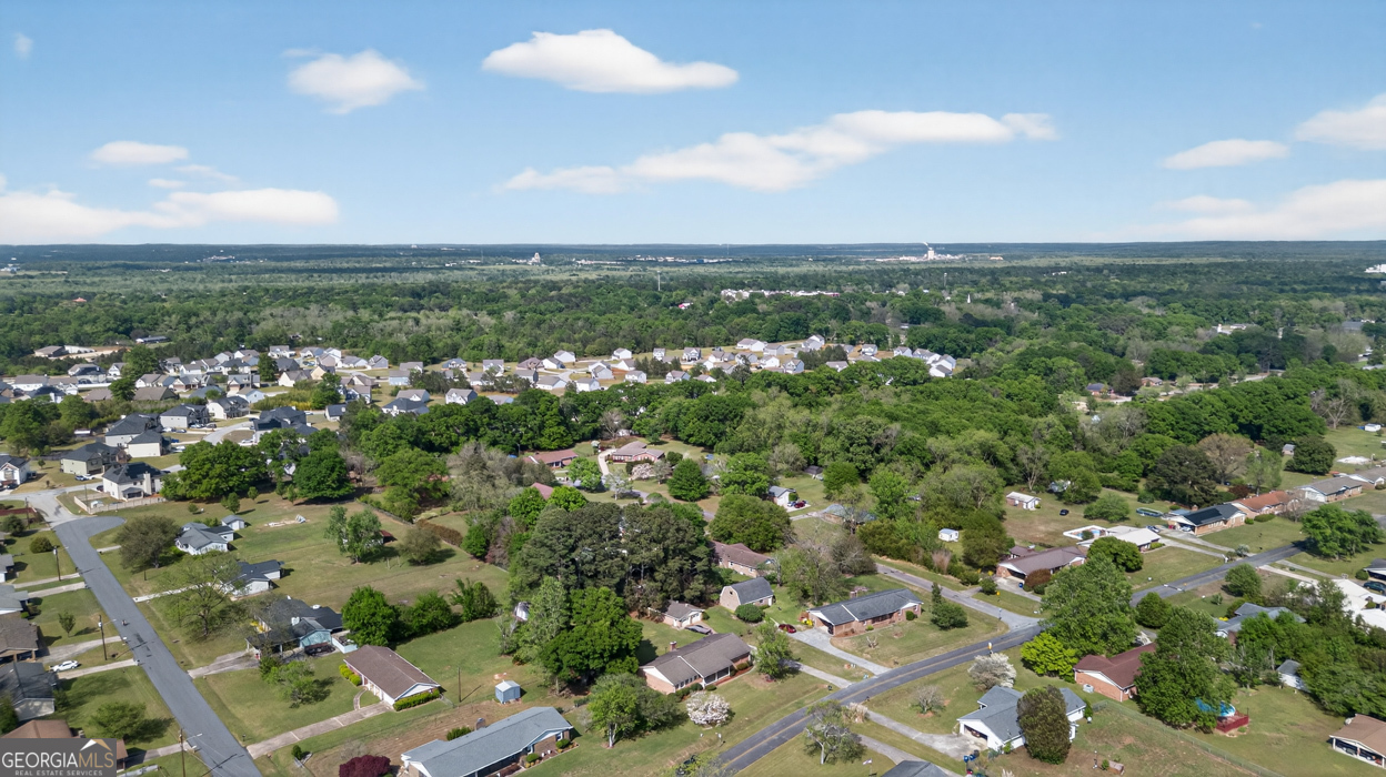 3369 Sandy Circle Macon, GA 31216 - Photo 61 of 65 an aerial view of a city with lots of residential buildings