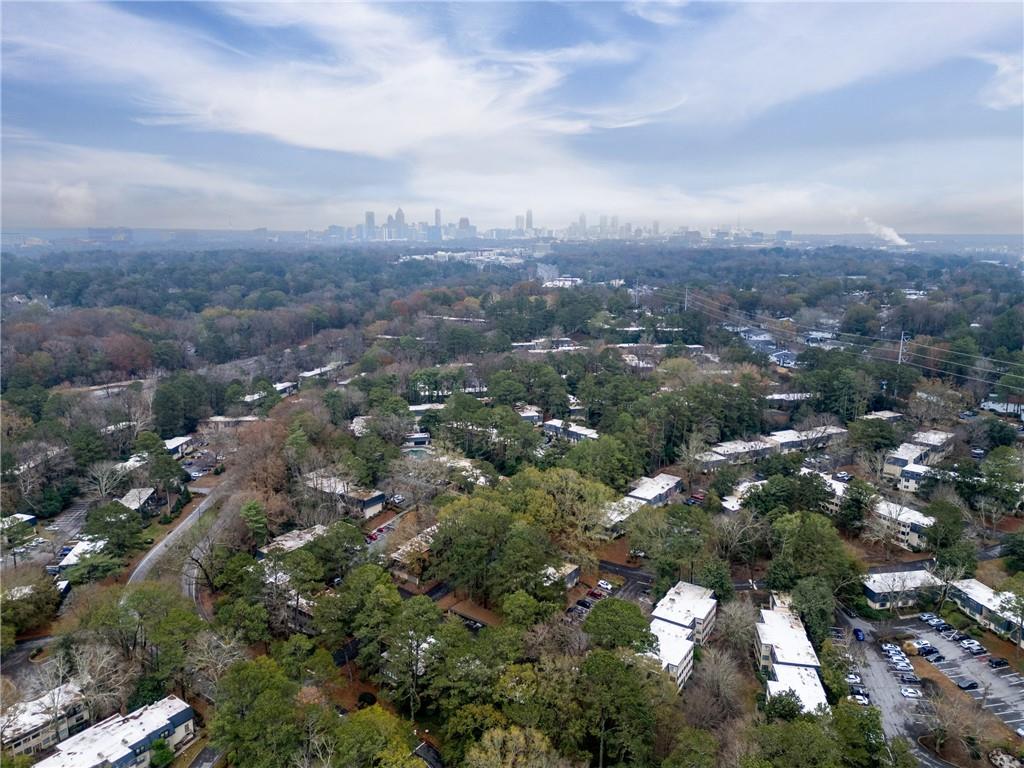127 Lablanc Way Northwest Atlanta, GA 30327 - Photo 25 of 25 an aerial view of a city with lots of residential buildings