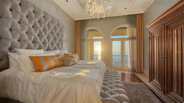 a view of a balcony with an outdoor space