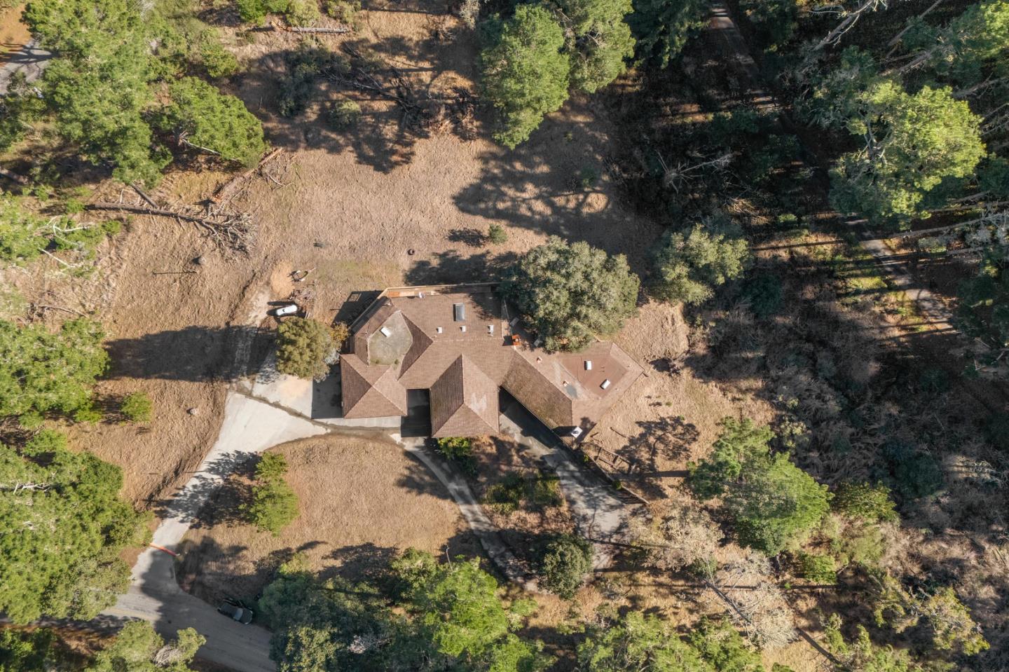 537 Aguajito Road Carmel, CA 93923 - Photo 1 of 7 an aerial view of residential house with outdoor space