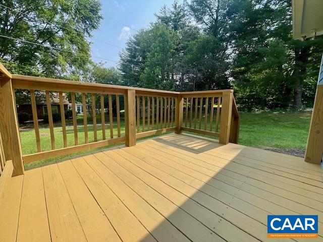 2583 Rio Mills Road Earlysville, VA 22936 - Photo 30 of 41 a view of backyard with deck and garden