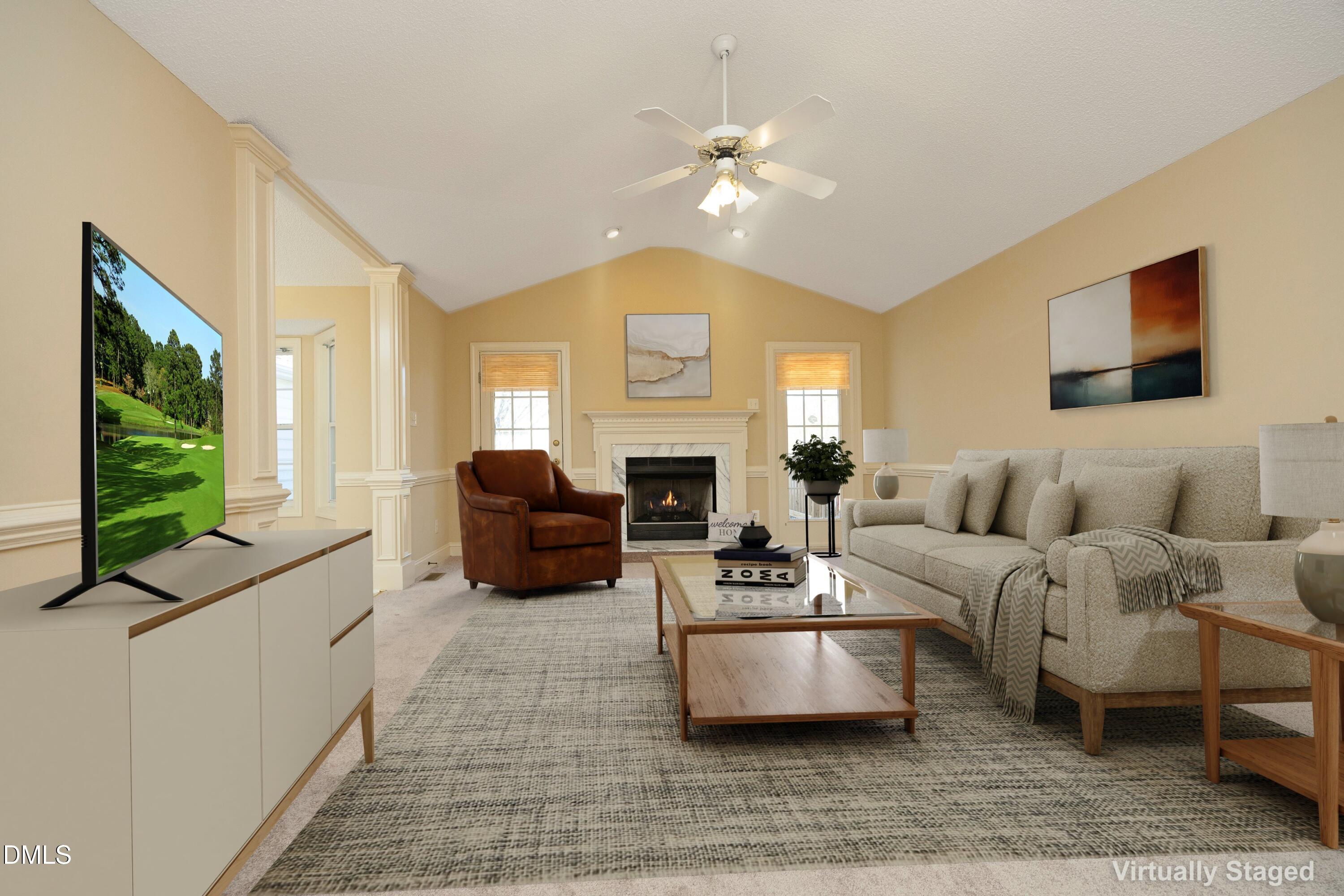 103 Brims Way Garner, NC 27529 - Photo 6 of 36 a living room with furniture and a large window
