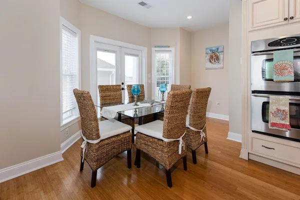 a bedroom with furniture and window
