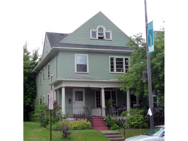 1129-1131 Monroe Avenue Rochester, NY 14620 - Photo 1 of 1 Exterior Front. There are 2 porches for each unit