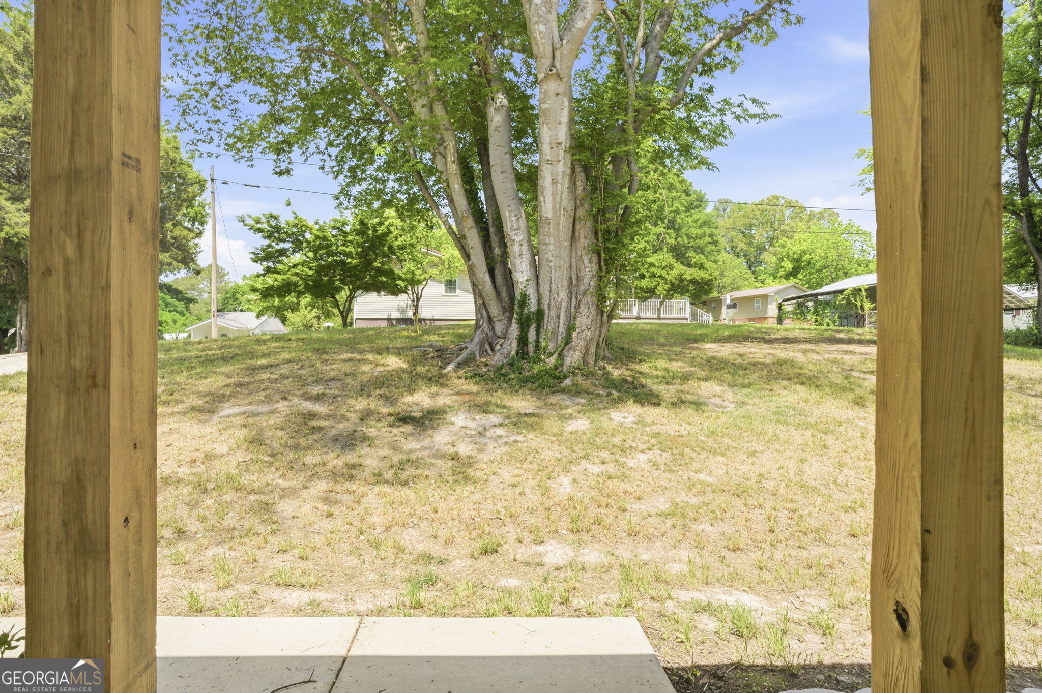 55 Reece Street Menlo, GA 30731 - Photo 33 of 36 a view of a yard from a window