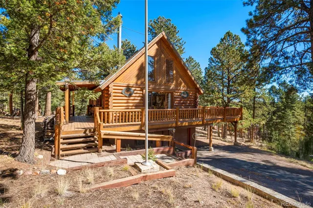 a view of road with trees