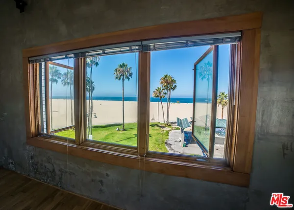 a view of a porch in the house