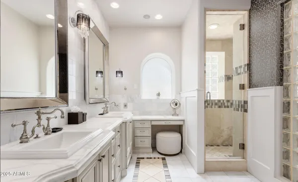 a close view of a sink in a bathroom