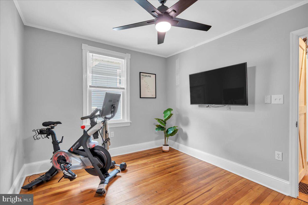 1921 Maple Avenue Haddon Heights, NJ 08035 - Photo 17 of 24 Modern fitness space with natural light.