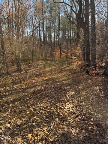 a view of empty room with trees