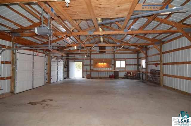 7348 South Okerson Road South Range, WI 54874 - Photo 23 of 25 Inside of Garage w/Concrete Floor