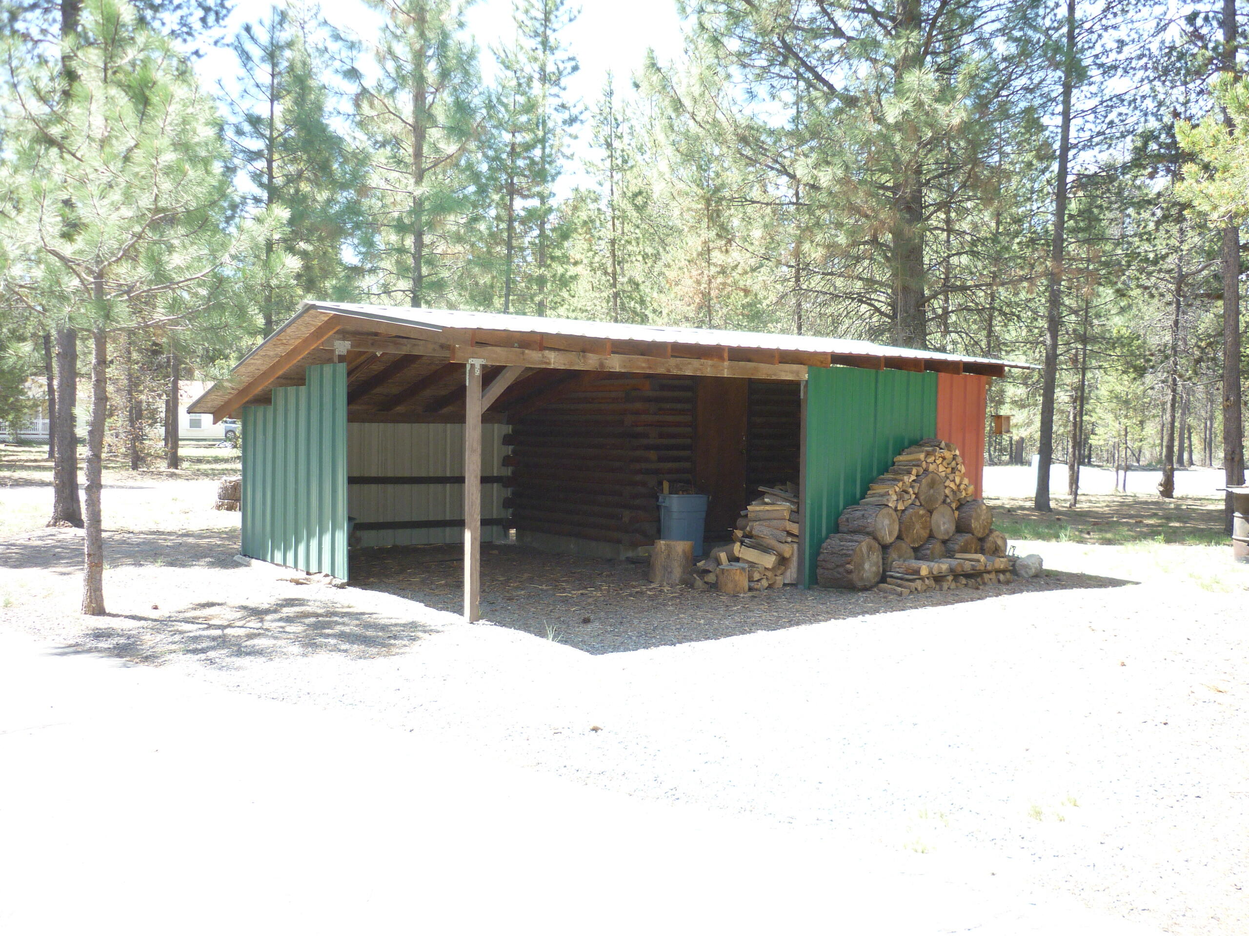 15430 Federal Road La Pine, OR 97739 - Photo 7 of 7 Woodshed and storage building. Nice trees too.