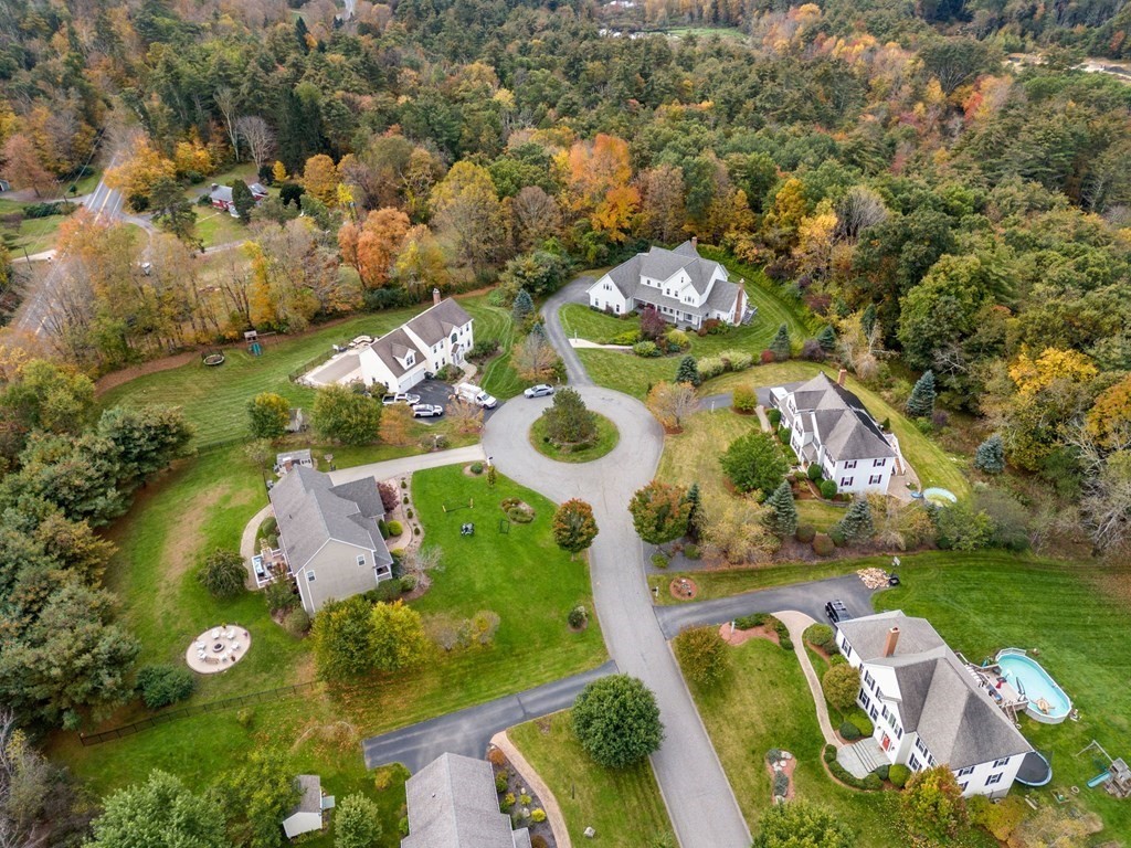 10 Brook Hill Road Sturbridge, MA 01518 - Photo 6 of 35 an aerial view of a house with a swimming pool yard and outdoor seating