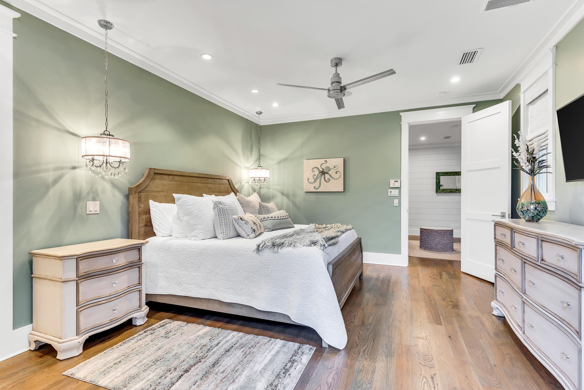 57 Salt Box Lane West Inlet Beach, FL 32461 - Photo 23 of 74 a bed room with a bed and a dresser
