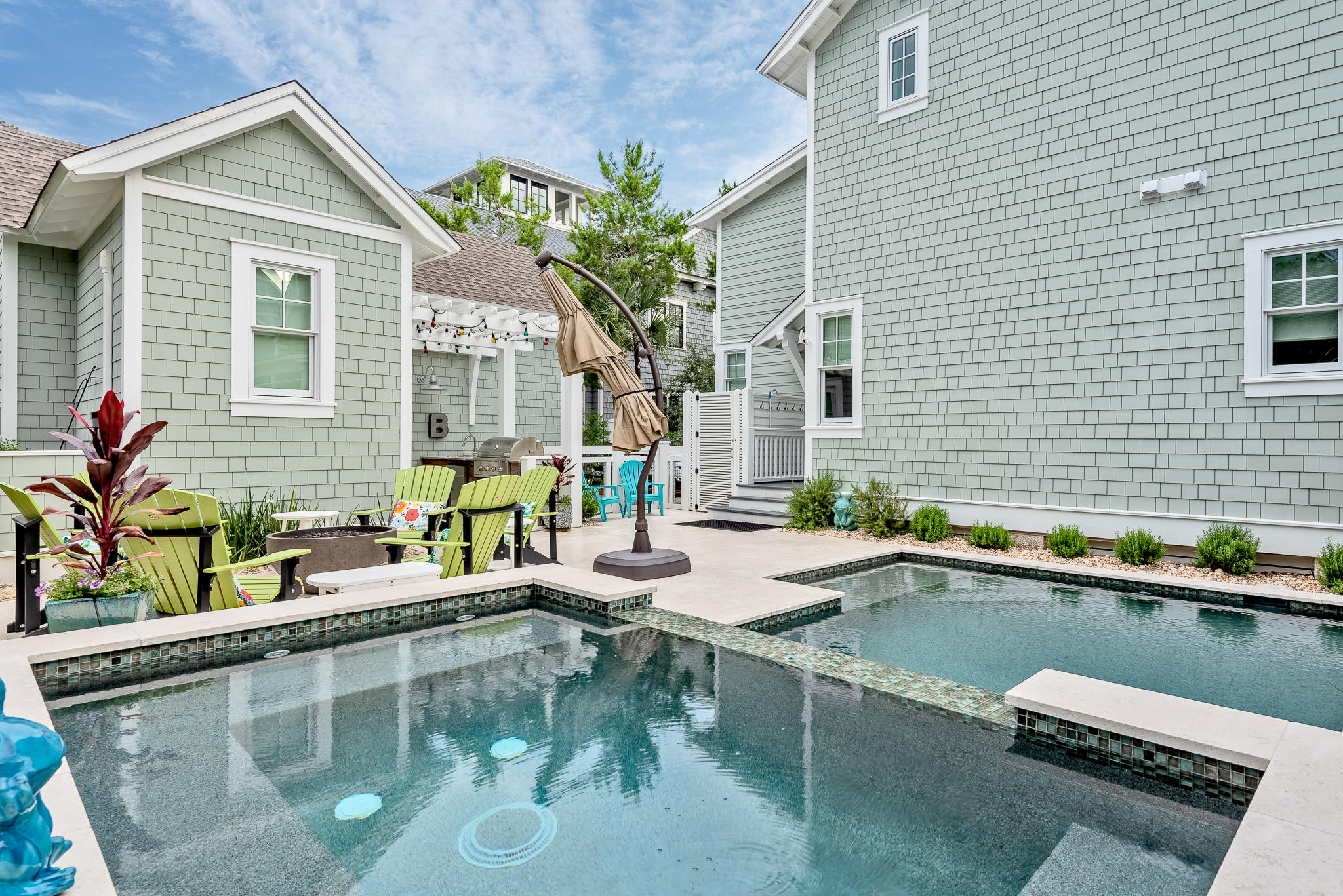 57 Salt Box Lane West Inlet Beach, FL 32461 - Photo 42 of 74 a view of swimming pool with outdoor seating
