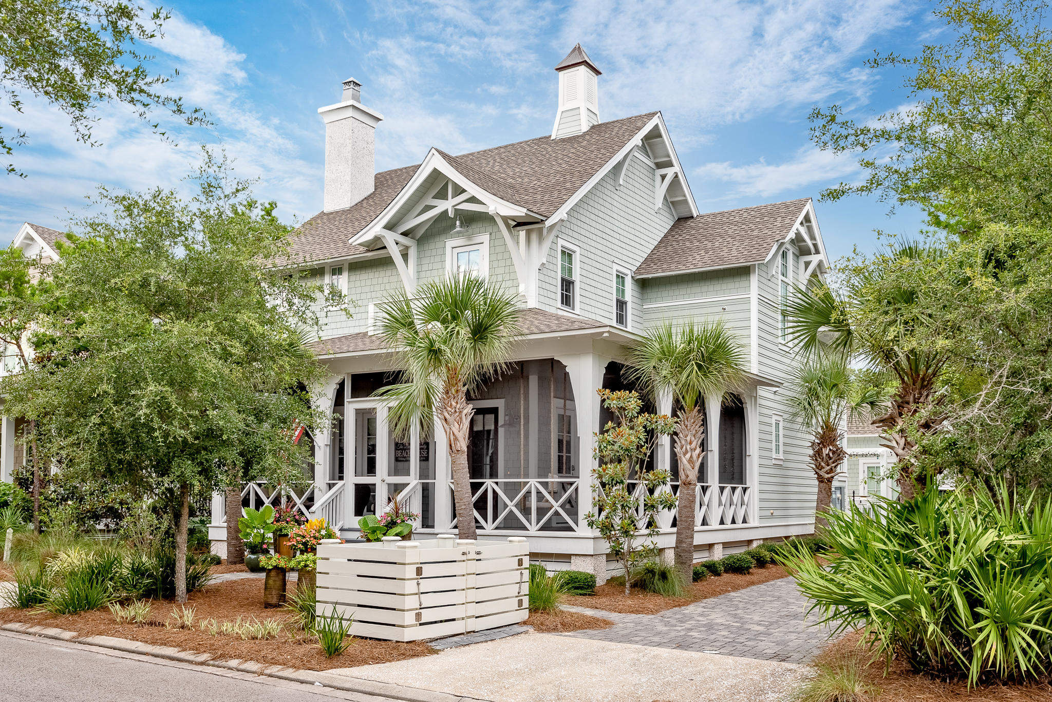 57 Salt Box Lane West Inlet Beach, FL 32461 - Photo 52 of 74 front view of a house with potted plants
